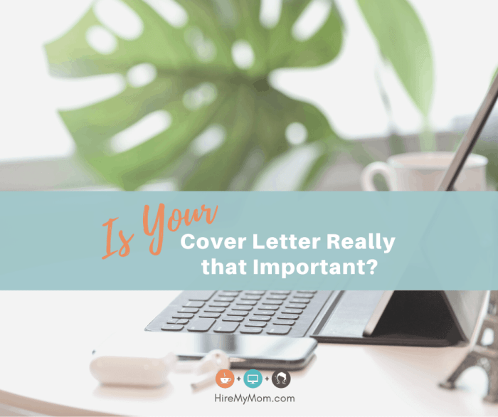 Importance of cover letters in job search