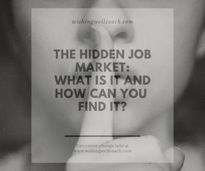 Hidden job market revealed