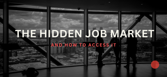 Hidden job market revealed