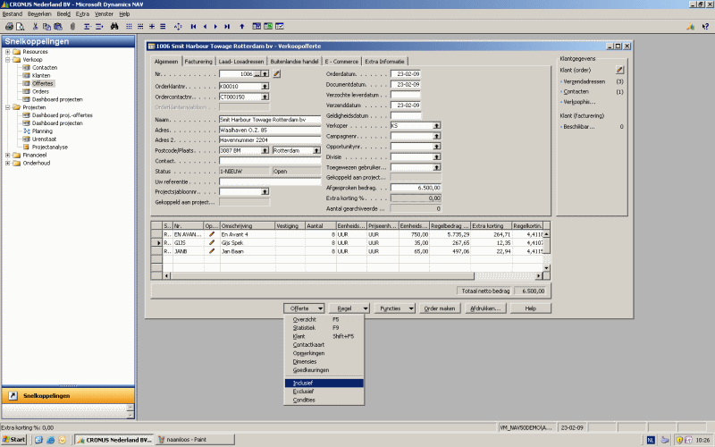 Integrate PlanningPME with Microsoft Dynamics NAV / Navision Integrate PlanningPME with Microsoft Dynamics NAV / Navision
