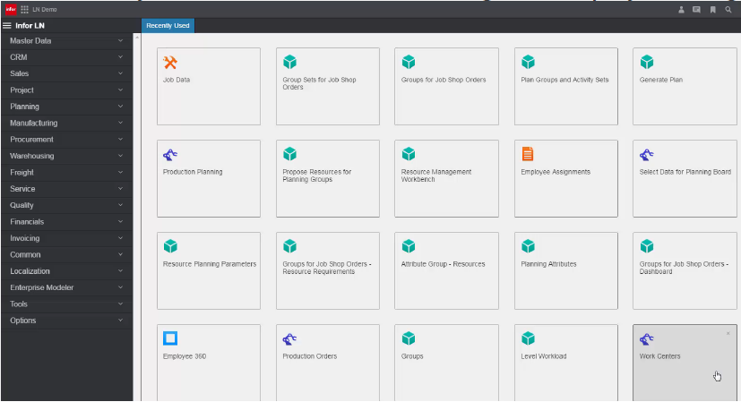 Infor LN ERP - SM Consulta Infor erp ln